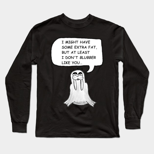 Blubber Long Sleeve T-Shirt by Cang